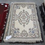 Aubusson 3.6ft x 5.6ft Ivory/Ivory 510a