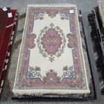 Aubusson 3.6ft x 5.6ft Ivory/Rose 510a